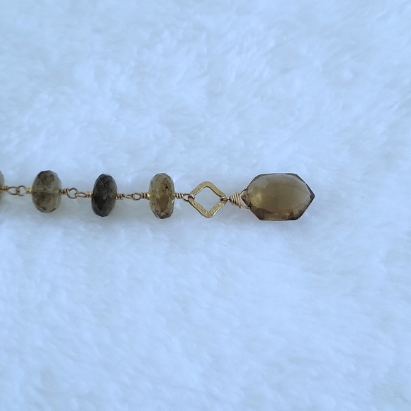 Mossy Green Quartz Pendant Necklace - Picture 10 of 16